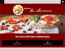 Tablet Screenshot of pizzeria-di-leo.com